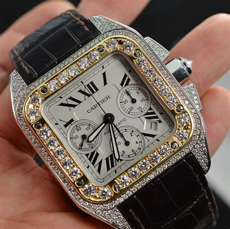 cartier watches for men prices|cartier men's watches with diamond.